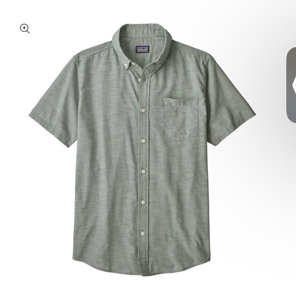 Patagonia Green Short Sleeve Shirt - Picture 1 of 6